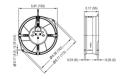 Imagem de Motor Axial 130mm 115v 1F W2S130-BM15-01 Ebmpapst