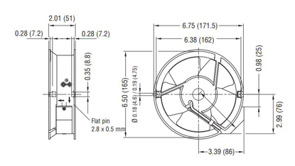 Imagem de Motor Axial 143mm 220v 1F  W2E143-AB09-01 Ebmpapst